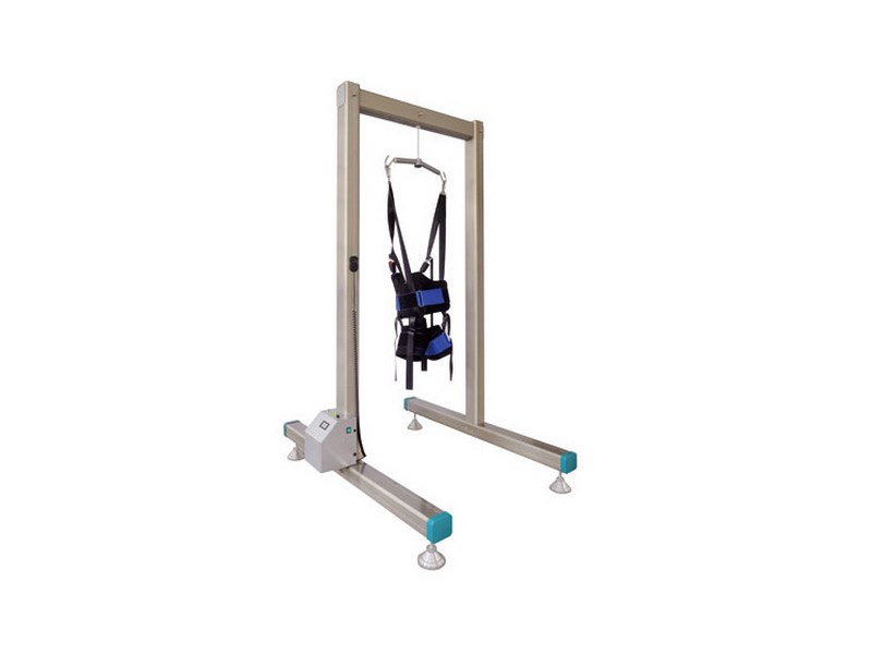 JC-JZB-04單邊氣動(dòng)門架式減重步態(tài)訓(xùn)練器（配醫(yī)用慢速跑臺(tái)）