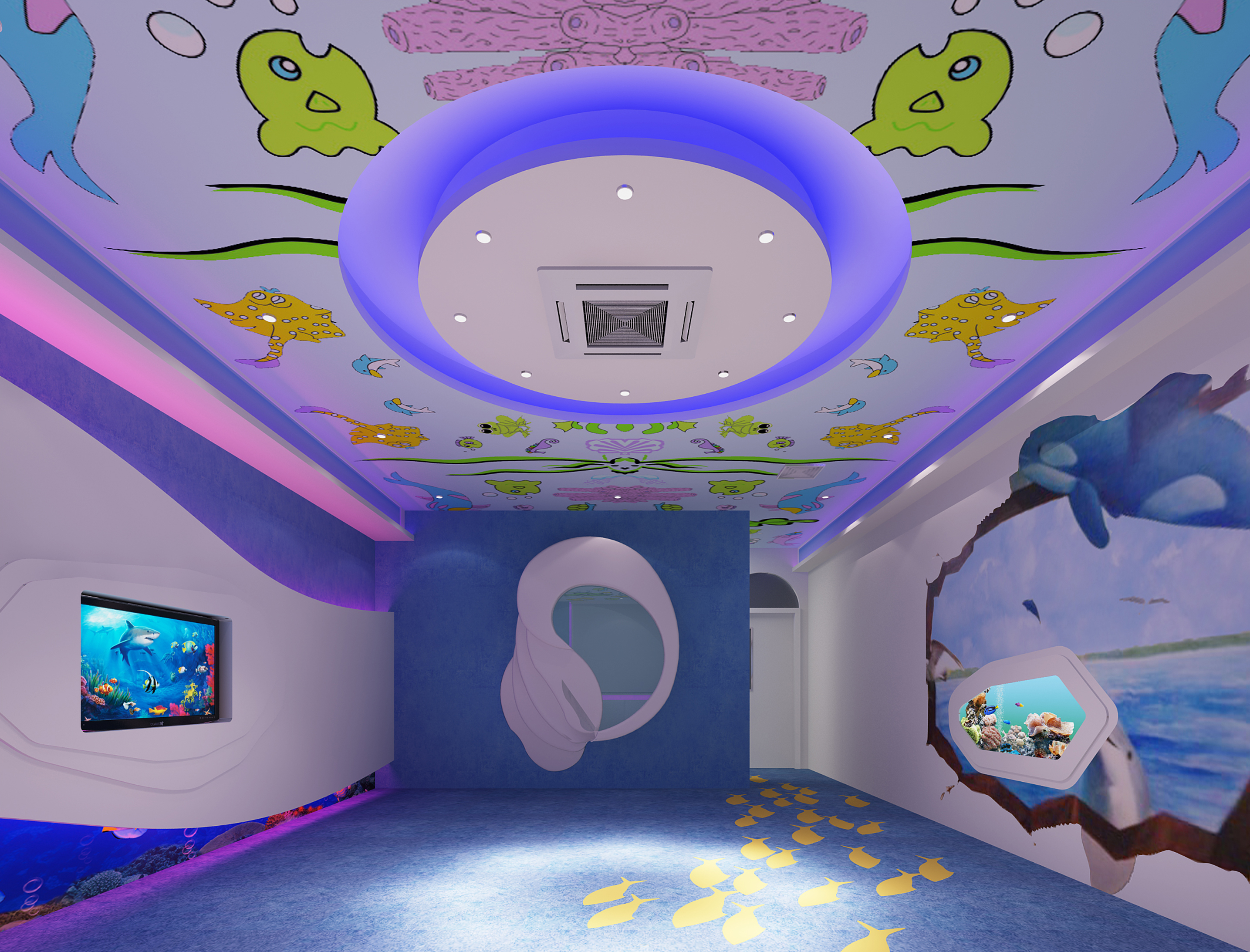 兒童海豚屋訓(xùn)練室